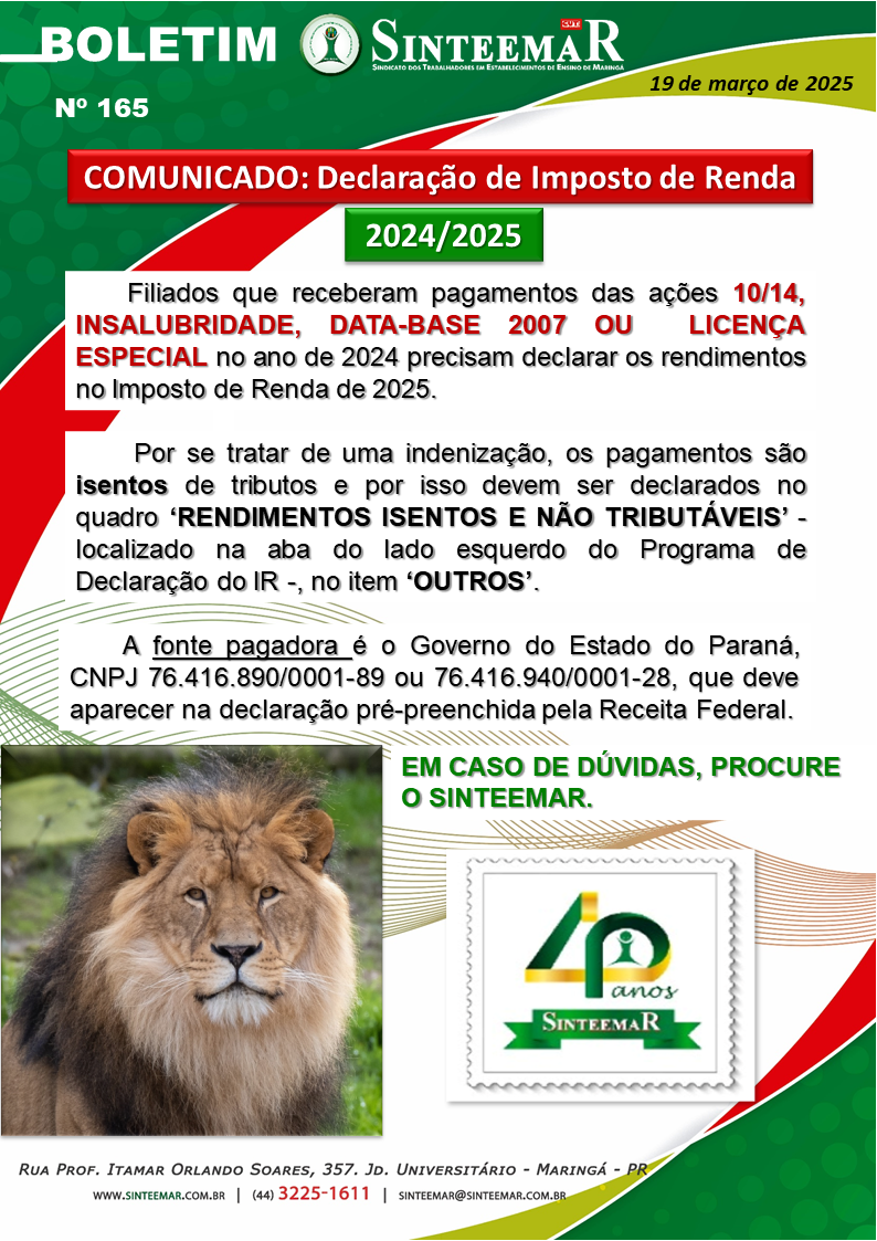 Boletim 165 137