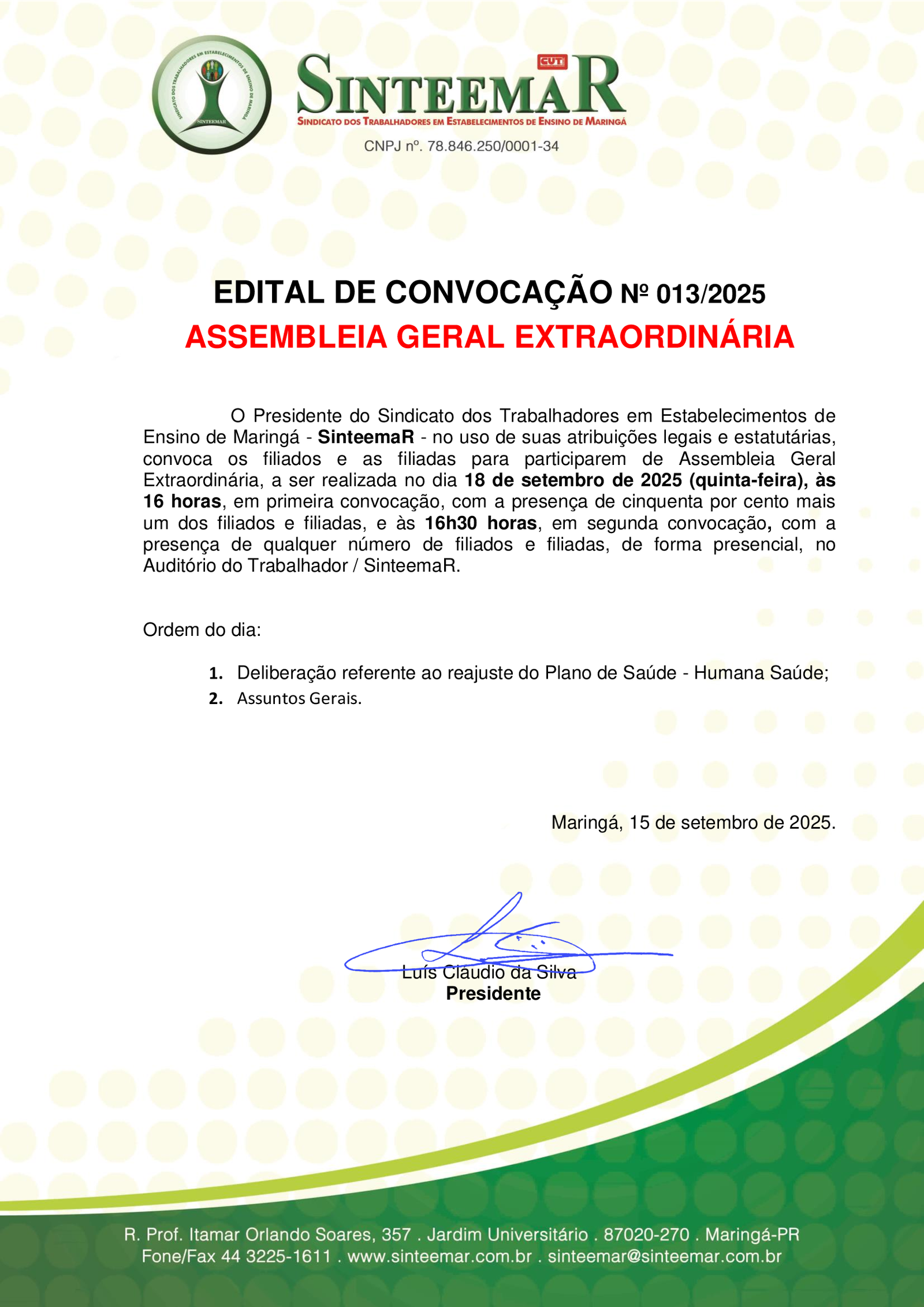Edital 113