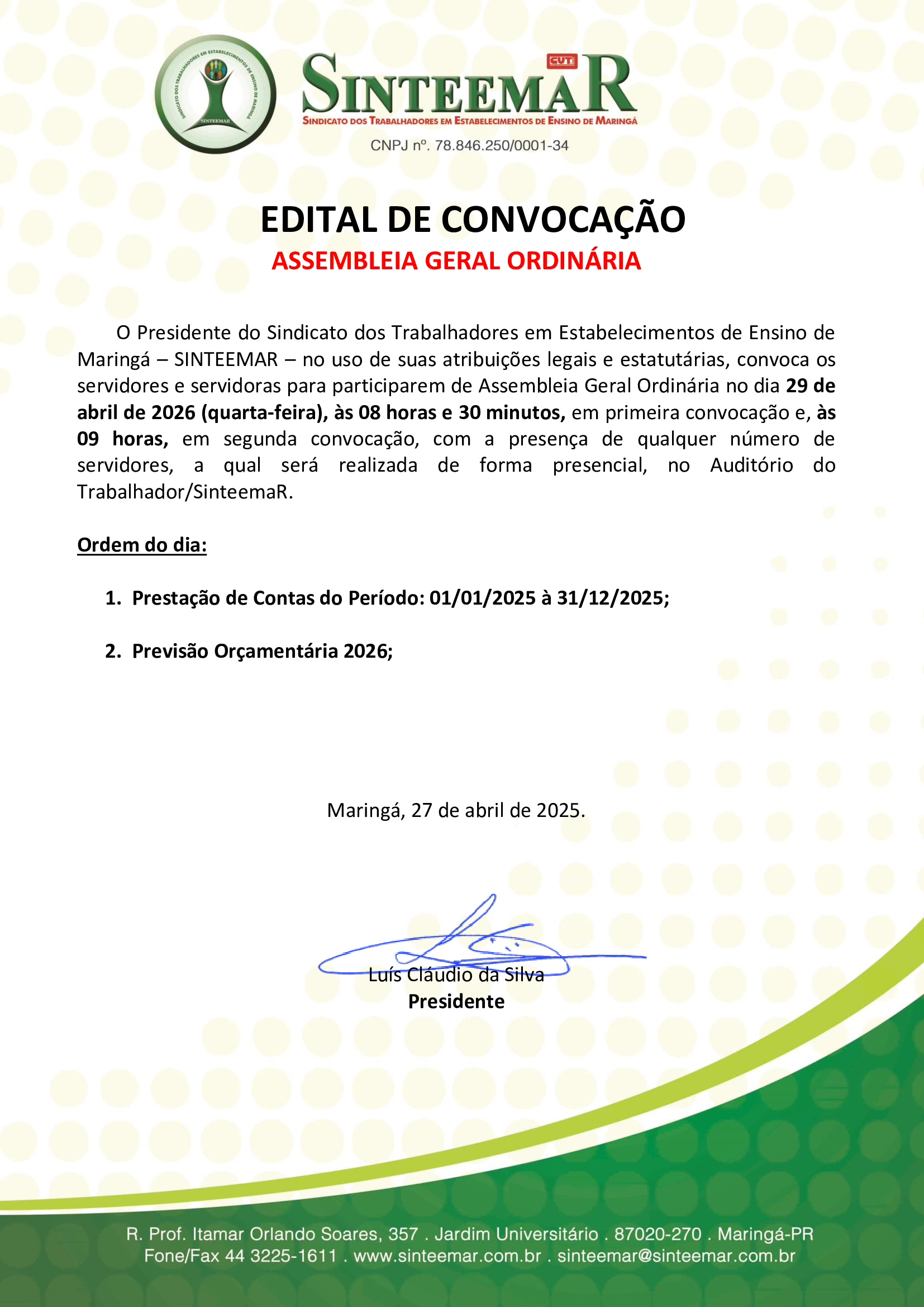 Edital 130